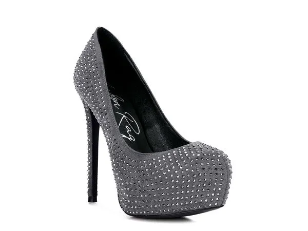 Domé Faux Suede Pumps