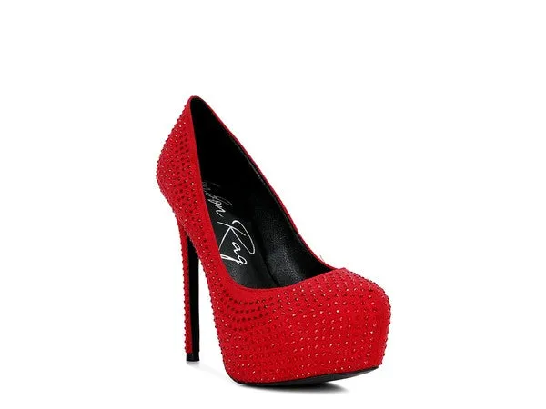 Domé Faux Suede Pumps