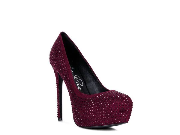 Domé Faux Suede Pumps