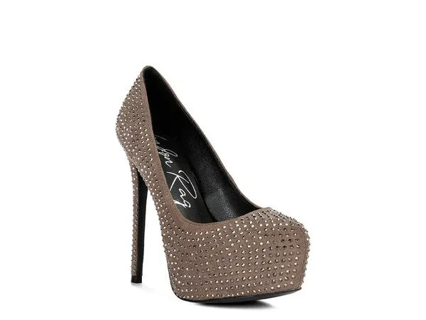 Domé Faux Suede Pumps