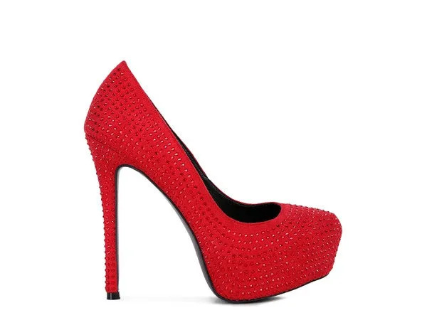 Domé Faux Suede Pumps