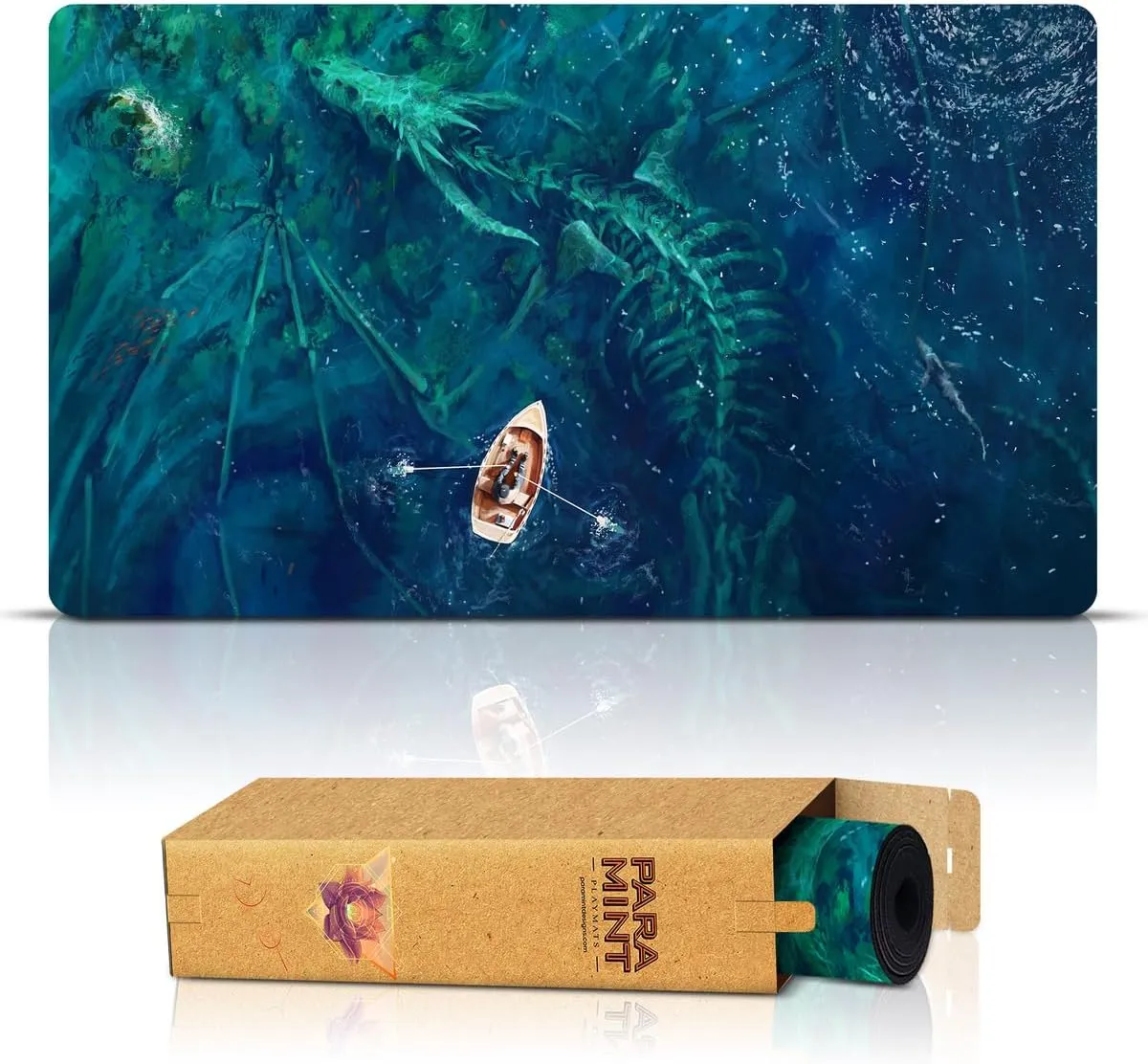 Dragon Bones (Stitched) - MTG Playmat - Dragon Playmat - Compatible with Magic The Gathering Playmat - Play MTG, YuGiOh, TCG - Original Play Mat Art Designs & Accessories