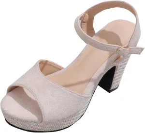 Dressy Sandals Women Sexy Crisscross Strappy Platform High Chunky Heels Peep Toe Pump Party Heeled Shoes Clubwear