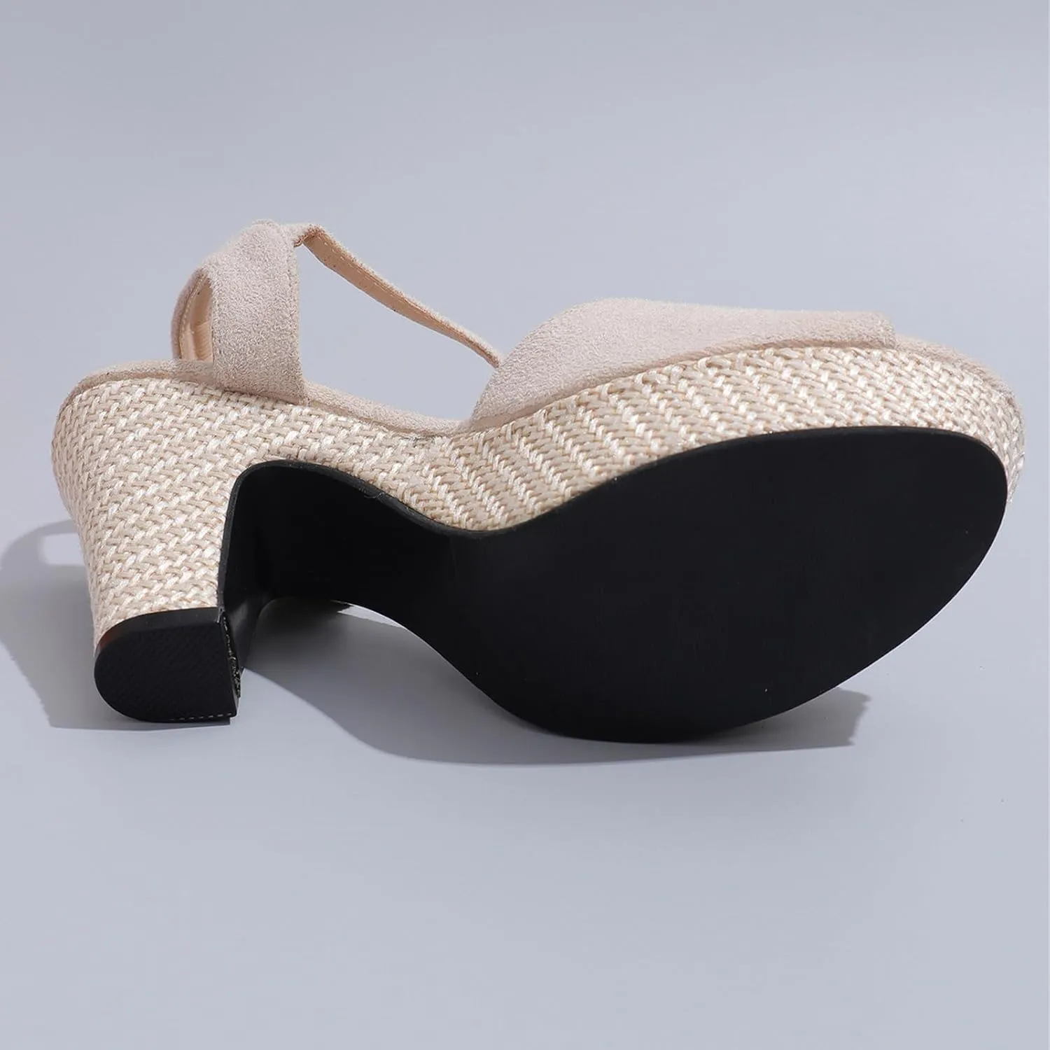Dressy Sandals Women Sexy Crisscross Strappy Platform High Chunky Heels Peep Toe Pump Party Heeled Shoes Clubwear