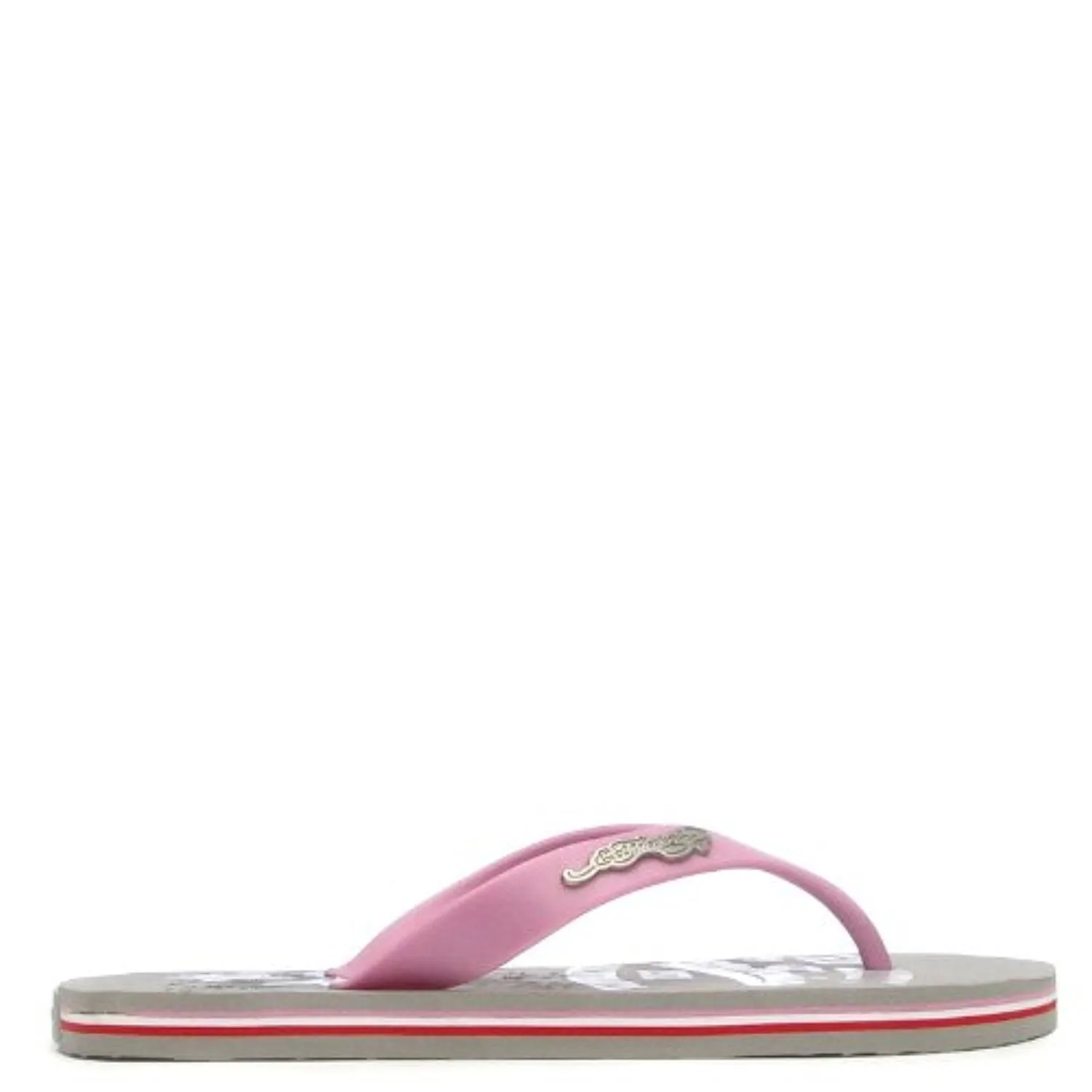 Ed Hardy Beachcombers Koi Flip Flop for Women - Fuschia