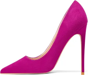 Elisabet Tang High Heels, Women Pumps Pointed Toe Stilettos 4.7 inch/12cm Sexy Heels Party Shoes