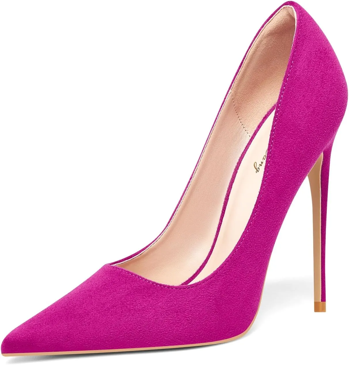 Elisabet Tang High Heels, Women Pumps Pointed Toe Stilettos 4.7 inch/12cm Sexy Heels Party Shoes