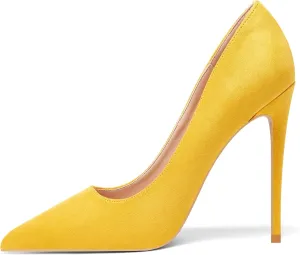 Elisabet Tang High Heels, Women Pumps Pointed Toe Stilettos 4.7 inch/12cm Sexy Heels Party Shoes