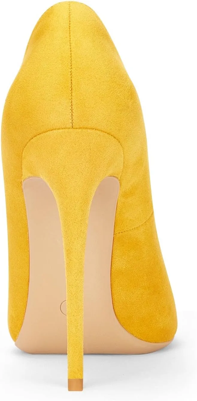 Elisabet Tang High Heels, Women Pumps Pointed Toe Stilettos 4.7 inch/12cm Sexy Heels Party Shoes
