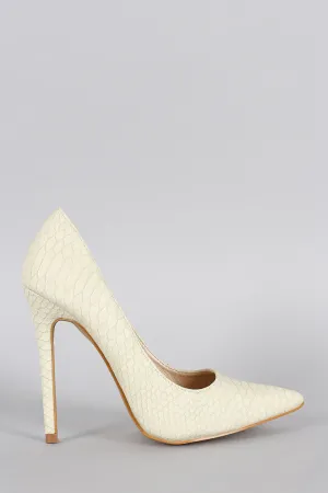 Express delivery Republic Shoe Pump Pointy Toe Snake Price drop