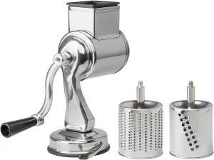 Fantes Cheese Grater with Suction-Base and 2 Drums, The Italian Market Original since 1906