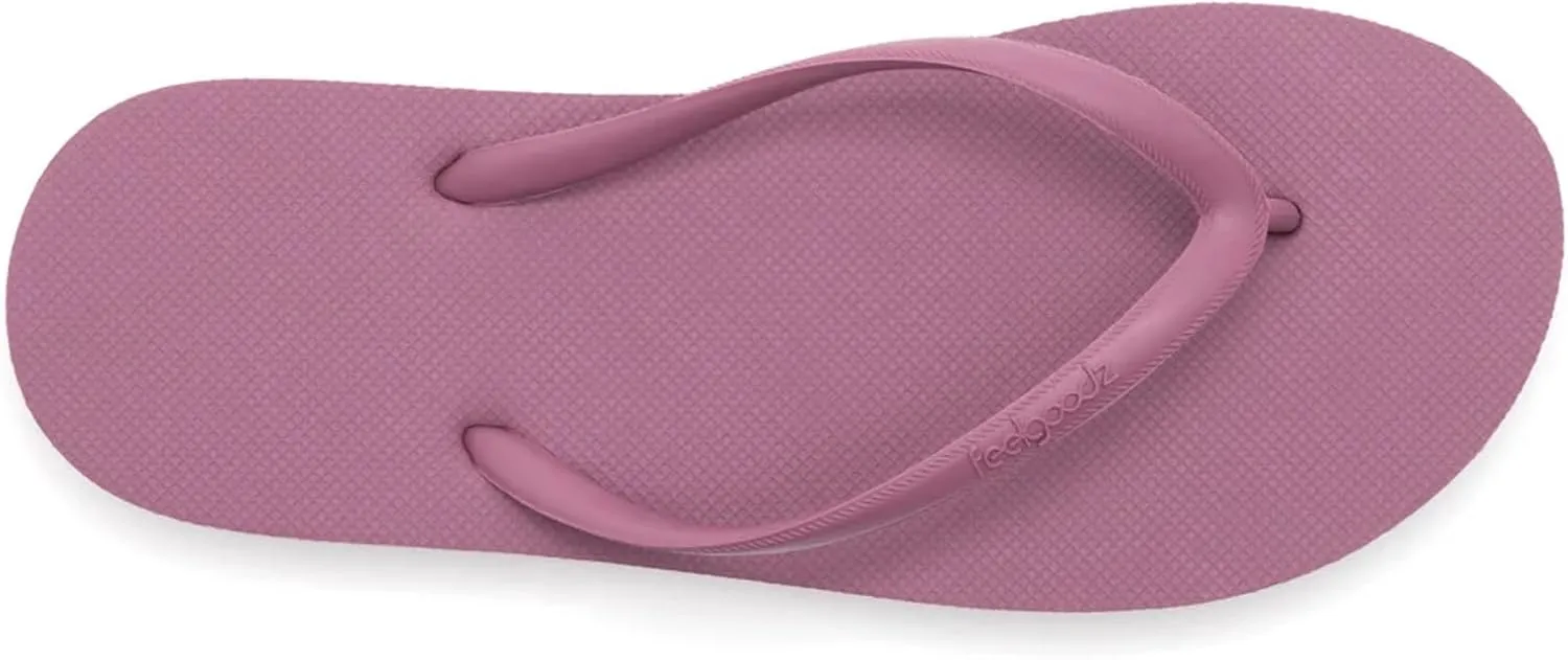 Feelgoodz Women's Slimz Core Natural Rubber Flip Flops