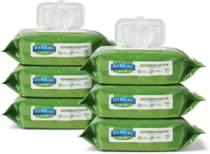 FitRight Personal Cleansing Wipes with Aloe (8x10 inch) | 600 Pieces Moisturizing Body Wipes for Adults Bathing and Incontinence Cleaning | Unscented Cloth Adult Wipes for Elderly Care