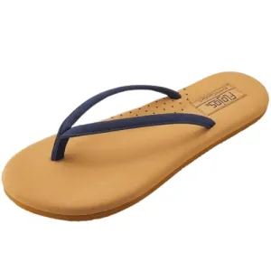 Flat Flops Thong Fiesta Flip On 2.0 Flojos Slip Streamlined shipping Top-tier Navy/Tan Sandals Slide Vintage
