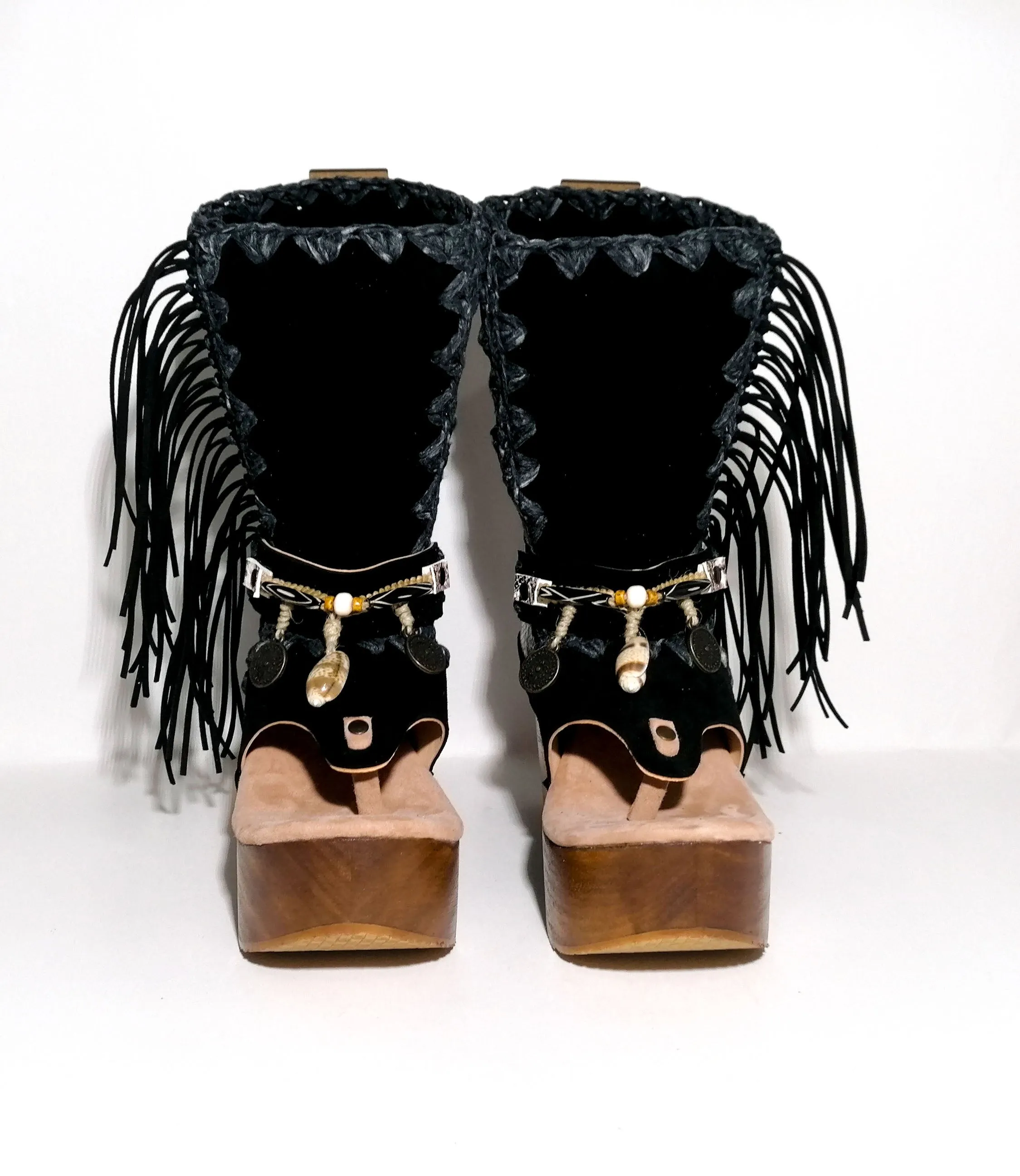 Flip Flop Black Boots