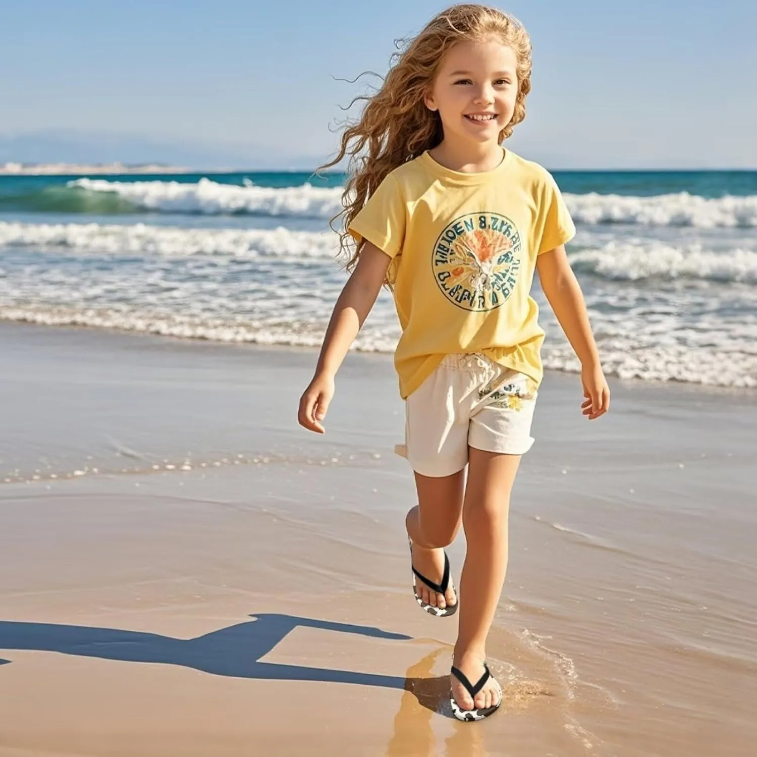 Flip Flops for Kids Girls Slippers Summer Sandals Anti Skid Shower Shoes Beach Sandals