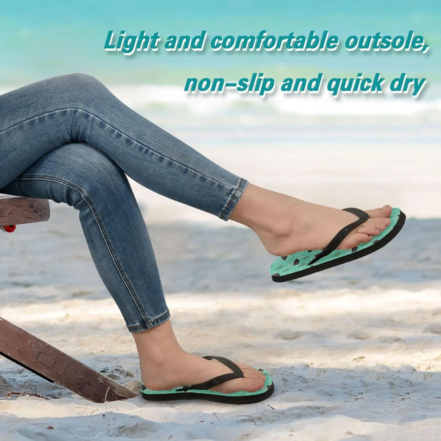Flip Flops for Men Women Summer Sandals Bathroom Shower Shoes