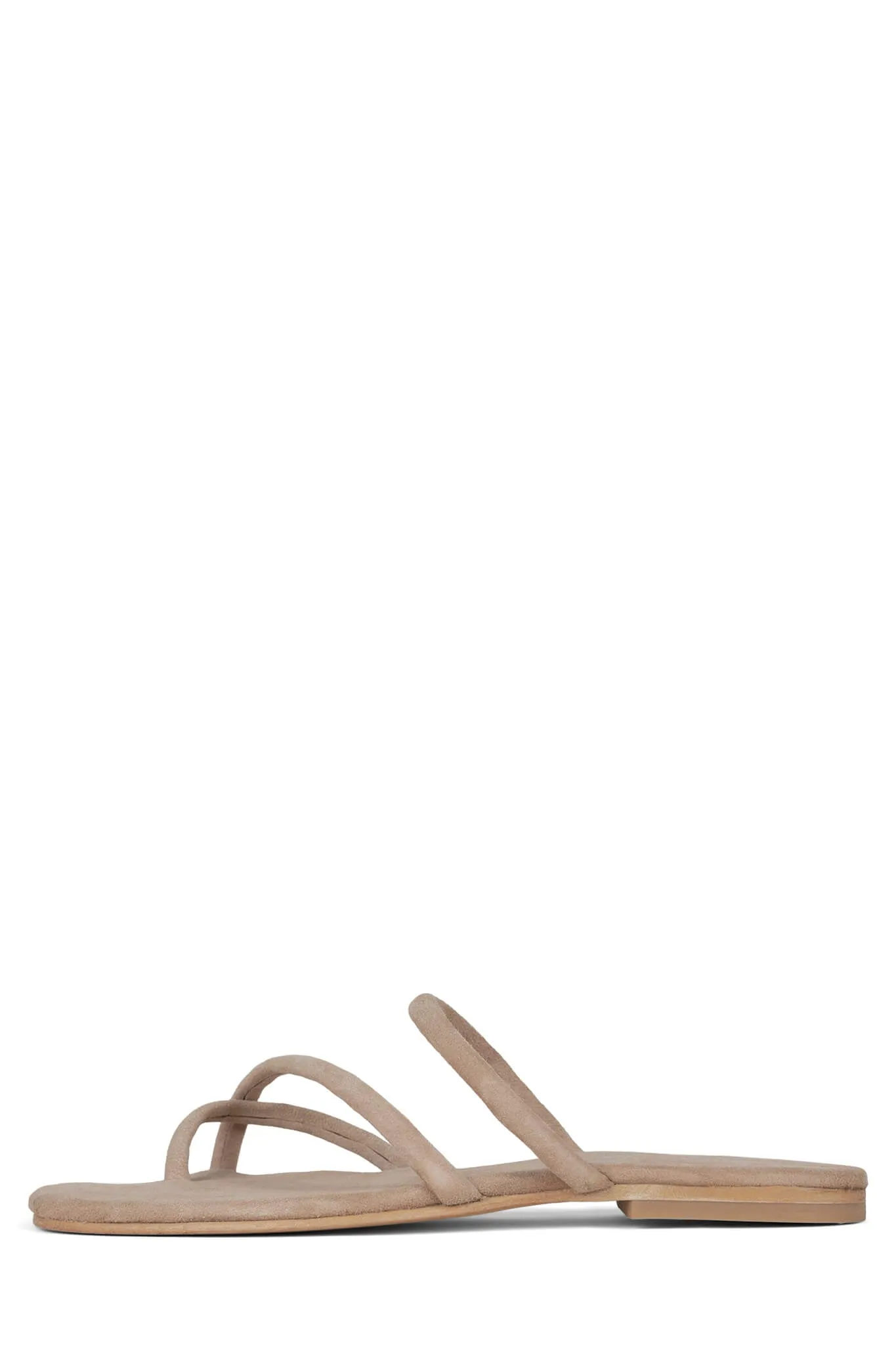 Flip Sandals Flop Natural Clean lines Rania Suede Toe Robust Flat Open Strappy Campbell Jeffrey