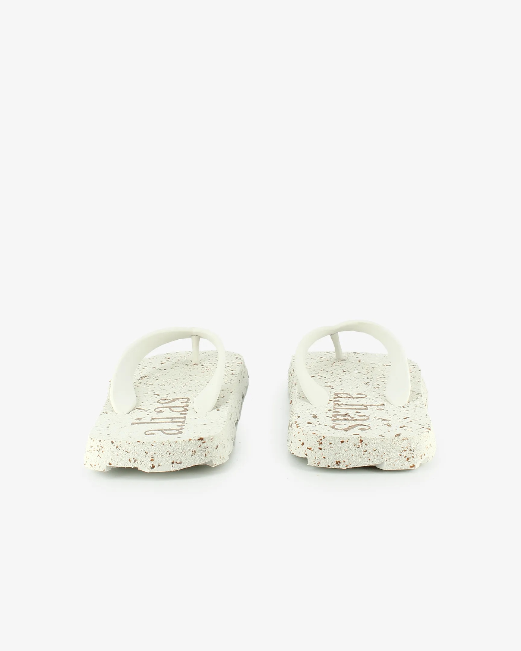 Flos Recycled Rubber Flip Flops | White
