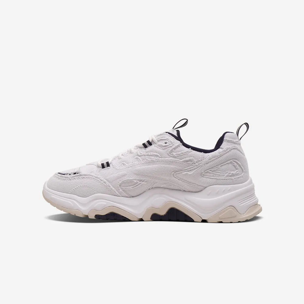 Giày Sneaker Unisex Fila Tiny Rumble White Denim - Trắng