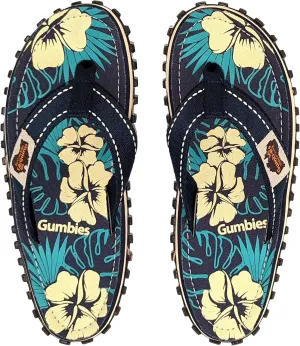 Gumbies Islander Unisex Flip Flops, with Supersoft Cotton Toe Post and Durable Recycled Rubber Sole - Comfort Guaranteed