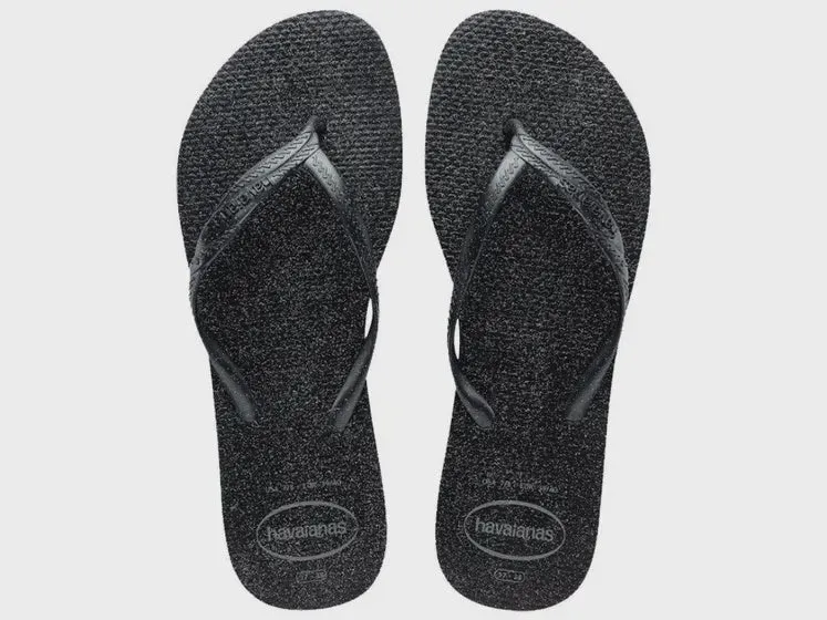 HAVAIANAS FANTASIA GLOSS - BLACK.GREY
