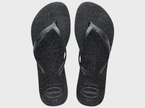 HAVAIANAS FANTASIA GLOSS - BLACK.GREY