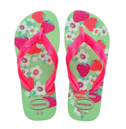Havaianas Kids Flores Green Garden Toddler