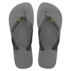 .Havaianas Mens Brazil Flip Flop Steel Grey - (BRAZIL 5178) - HV45 - F