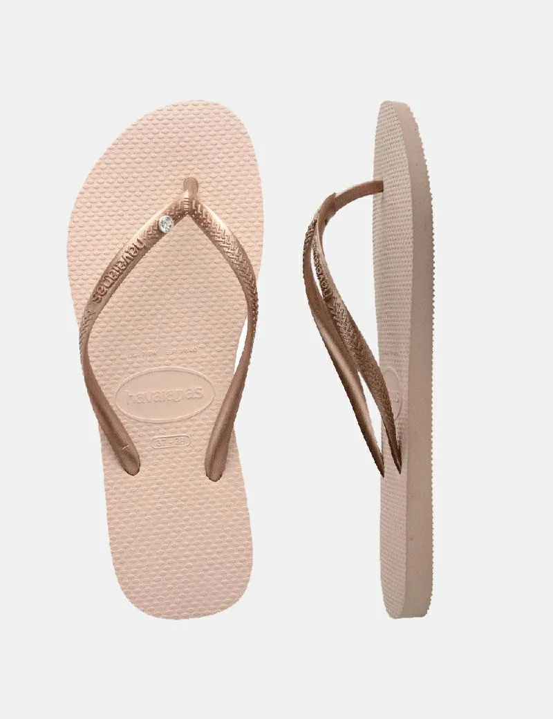 HAVAIANAS SLIM CRYSTAL SW II - BALLET ROSE