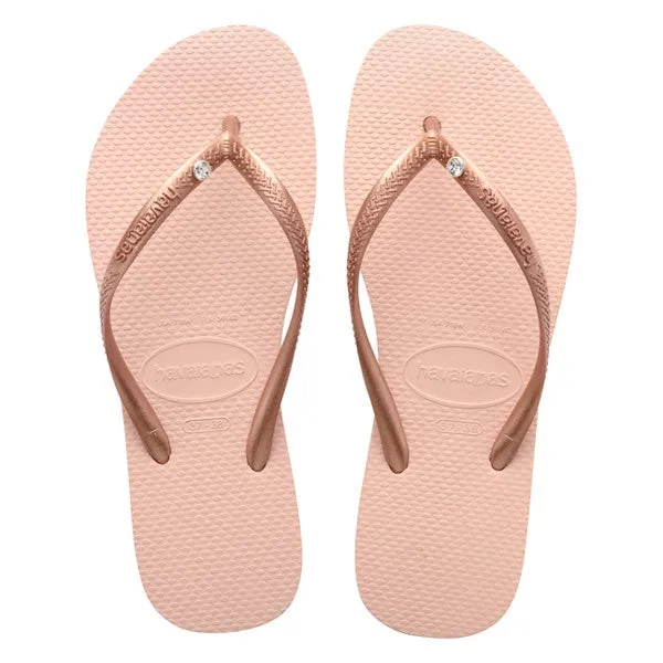 HAVAIANAS SLIM CRYSTAL SW II - BALLET ROSE