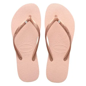 HAVAIANAS SLIM CRYSTAL SW II - BALLET ROSE