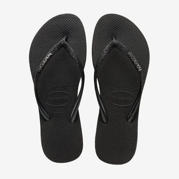 HAVAIANAS SLIM SPARKLE II - BLACK