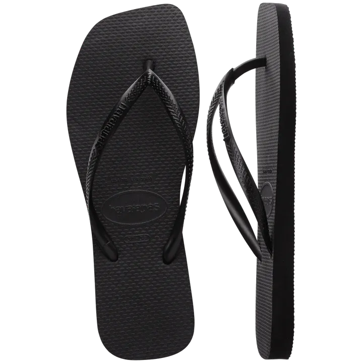 HAVAIANAS SLIM SQUARE  - BLACK