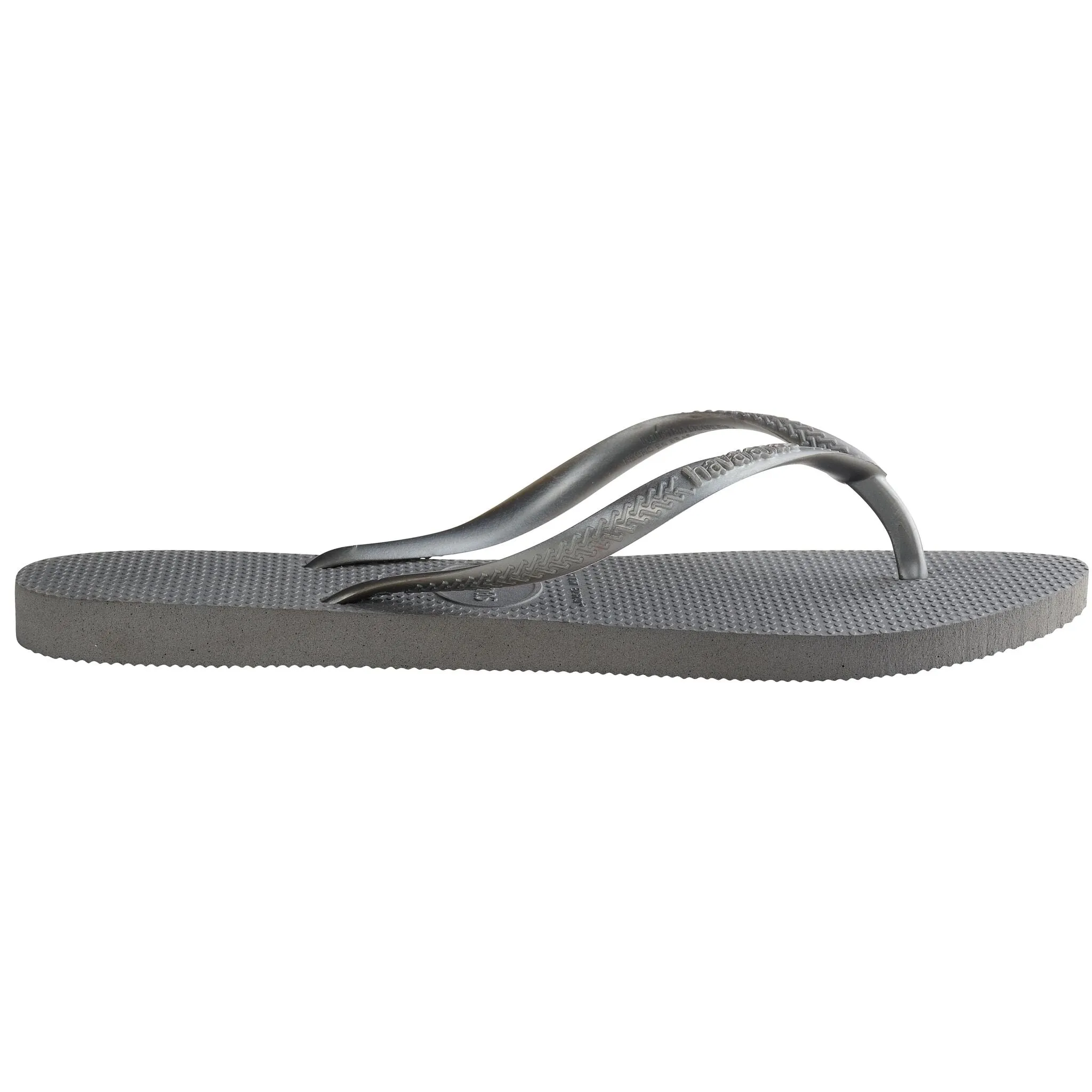 Havaianas Slim Womens Flip Flops - Steel Grey