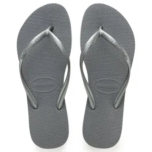 Havaianas Slim Womens Flip Flops - Steel Grey