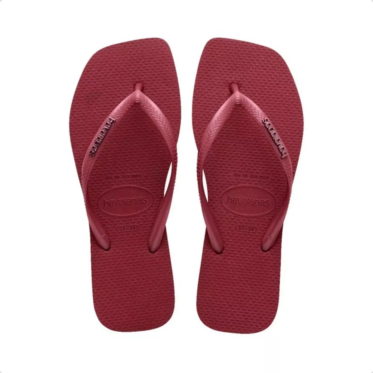 Havaianas Square Logo burgundyy