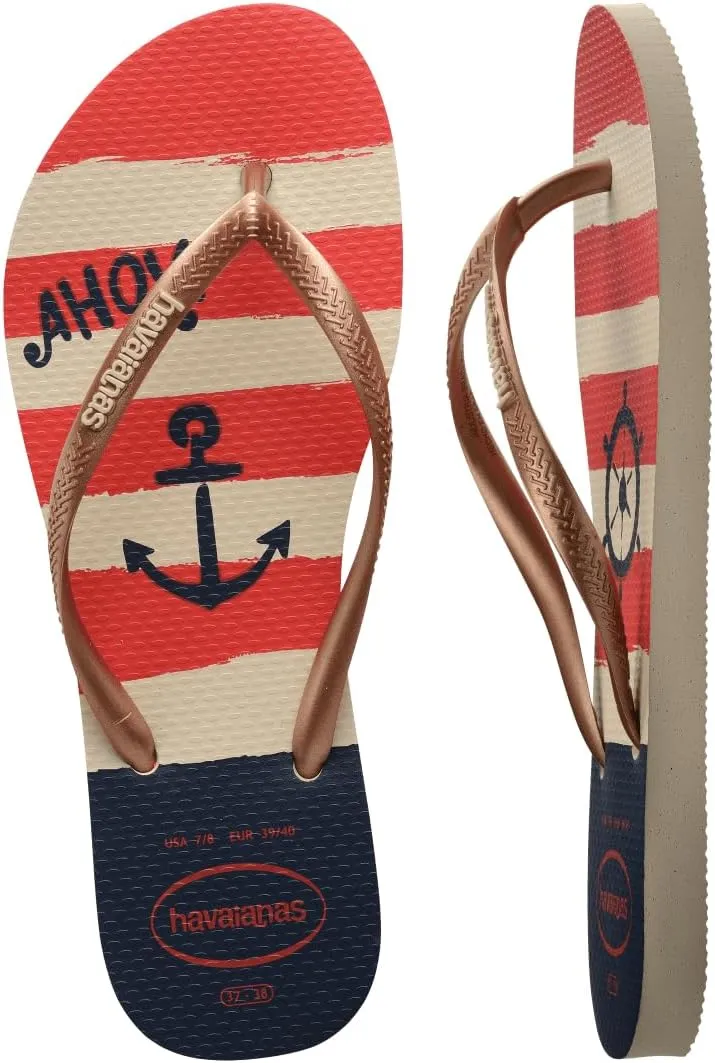 Havaianas Women's Slim Nautical Flip Flop Sandal
