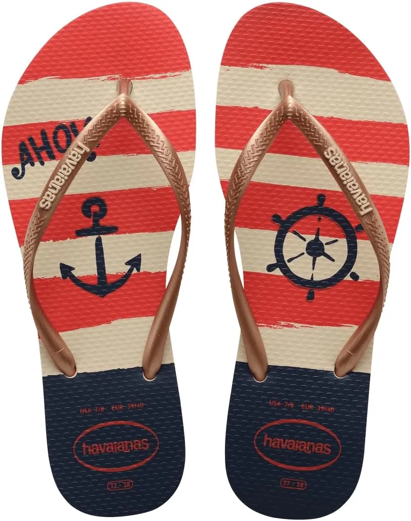 Havaianas Women's Slim Nautical Flip Flop Sandal