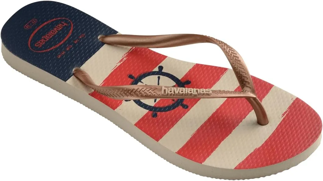 Havaianas Women's Slim Nautical Flip Flop Sandal