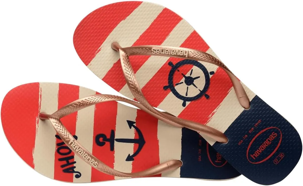 Havaianas Women's Slim Nautical Flip Flop Sandal