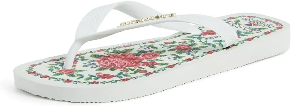 Havaianas Women's x Farm Rio Flower Tapestry Flip Flops