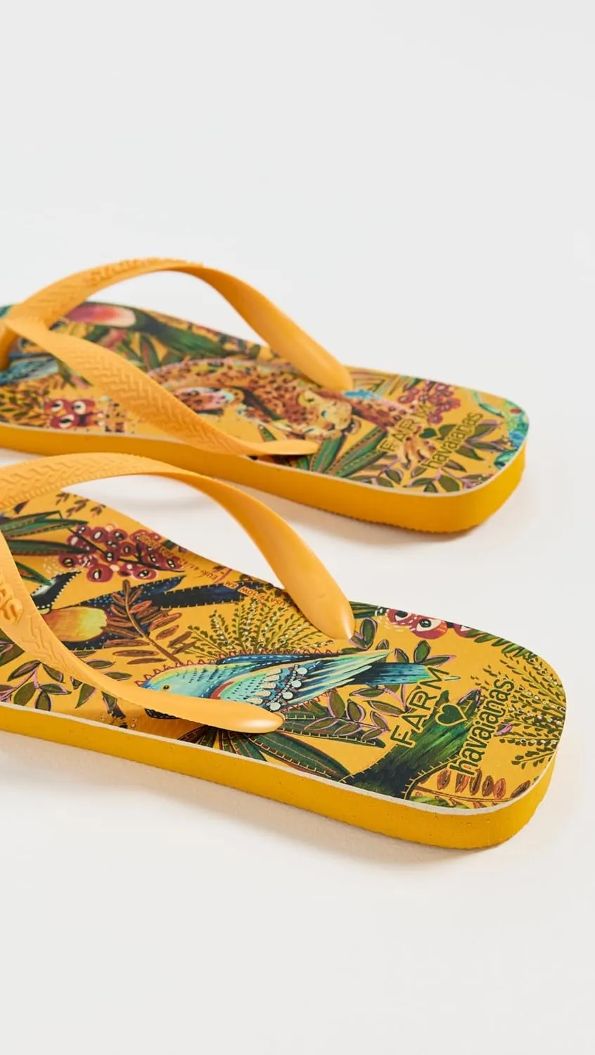 Havaianas Women's x Farm Rio Into The Jungle Flip Flops
