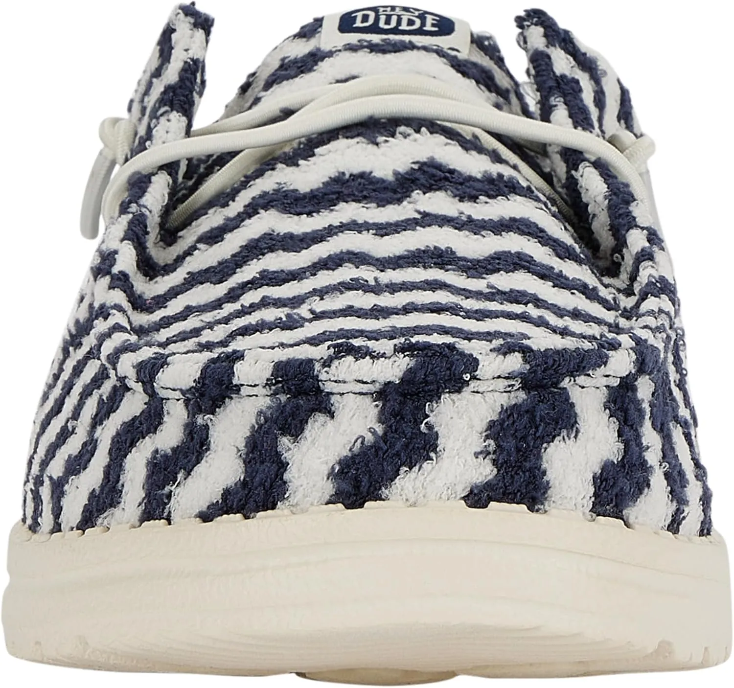 Hey Dude Women's Wendy Slip Terry Stripe Loafer