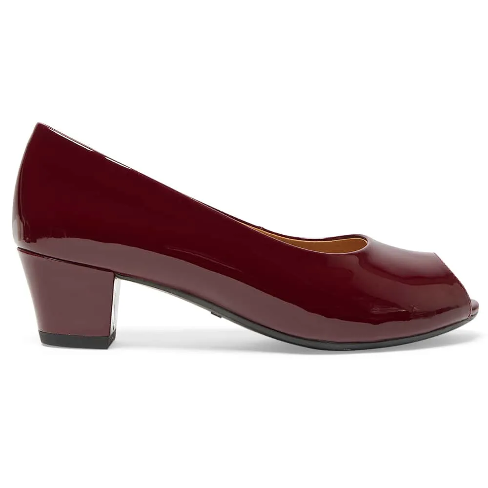 Hilary Heel in Wine Patent