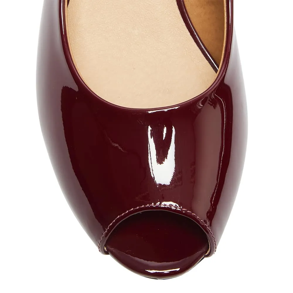 Hilary Heel in Wine Patent