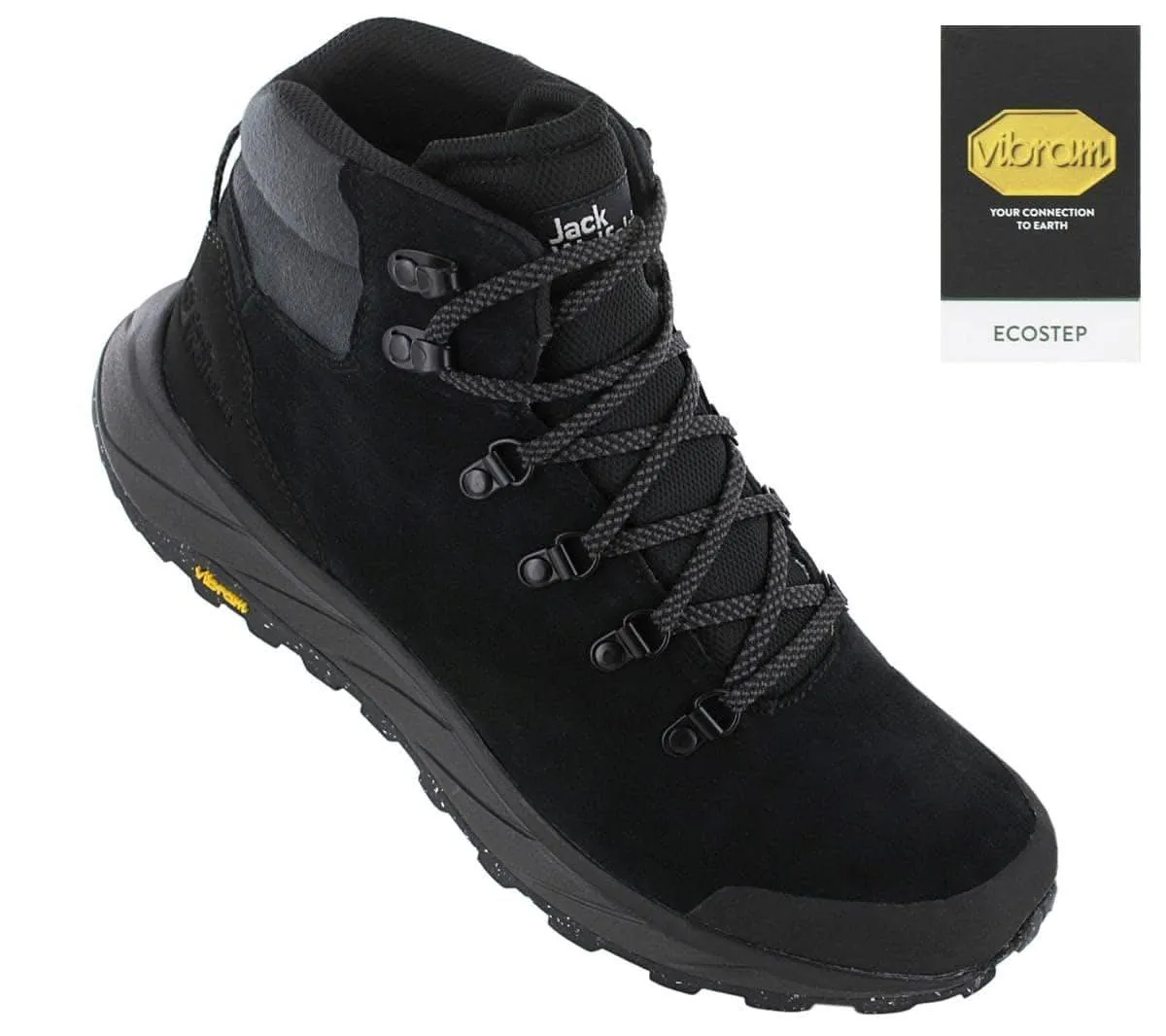 Jack Wolfskin Terraventure Urban Mid M - Herren Wanderschuhe Leder Schwarz 4053561-6000