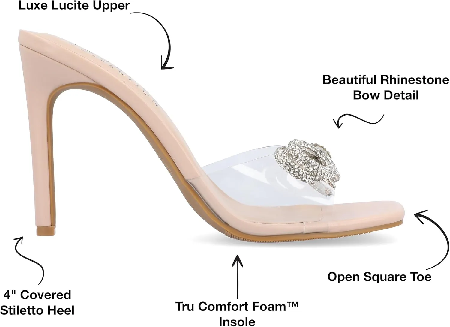Journee Women's Comfort Foam Fenella Evening Dress Sandals
