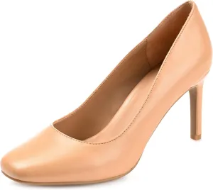 Journee Womens Monalee Tru Comfort Foam Square Toe Mid Heel Pumps