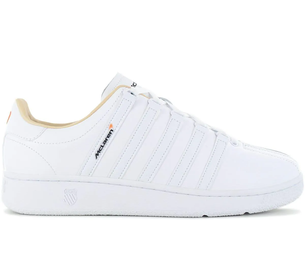 K-Swiss x McLaren F1 - Classis VN - Herren Sneakers Motorsport Schuhe Weiß 08718-101-M